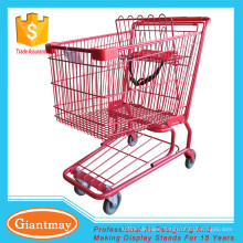 shopping trolley with heavy duty wheels